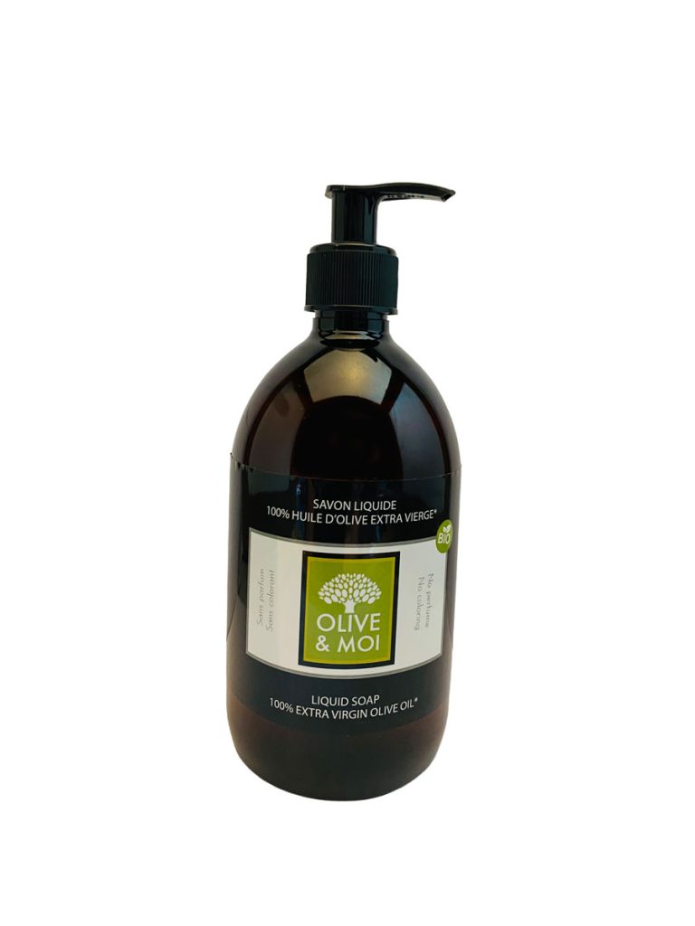 Savon liquide huile d'olive bio - 500ml