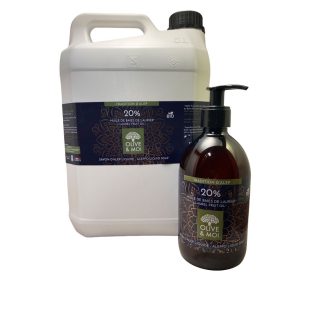 savon liquide alep 20 laurier 500ml 5l duo 500ml+5L