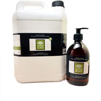 savon liquide huile olive bio 500ml 5l