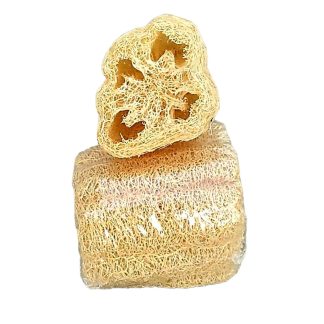 Éponge luffa ou loofah. Vous pouvez acheter cette éponge loofah sur Savon-Alep.Shop. Photo CC BY SA Savon-Alep.Shop