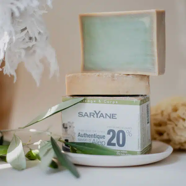 Savon d’Alep Saryane 20 % d’huile de baies de laurier