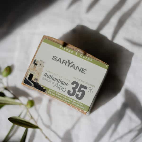 Savon d’Alep Saryane 35 % d’huile de baies de laurier