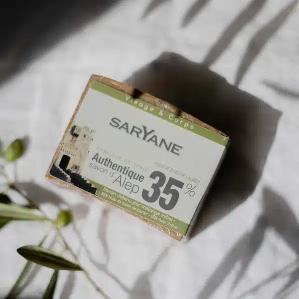 Savon d’Alep Saryane 35 % d’huile de baies de laurier