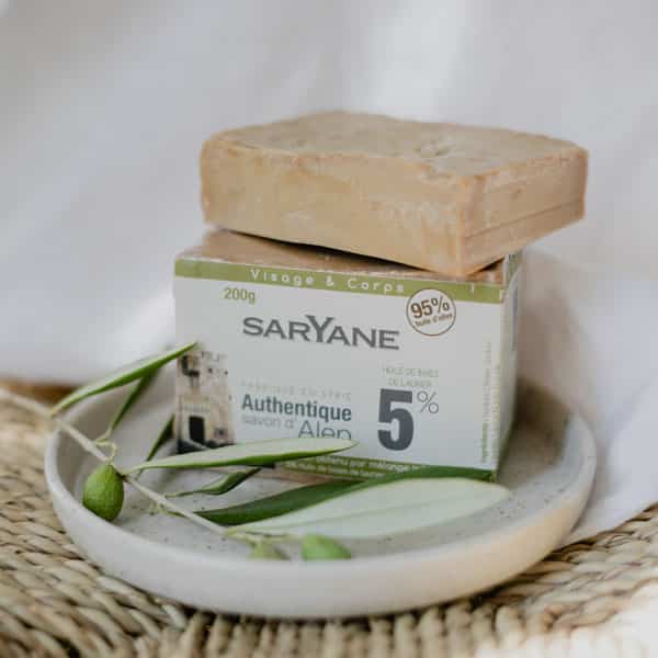 Savon d’Alep Saryane 5 % d’huile de baies de laurier